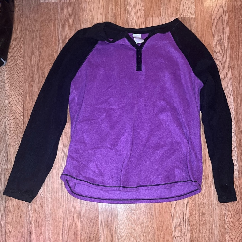 Fleece pajama top